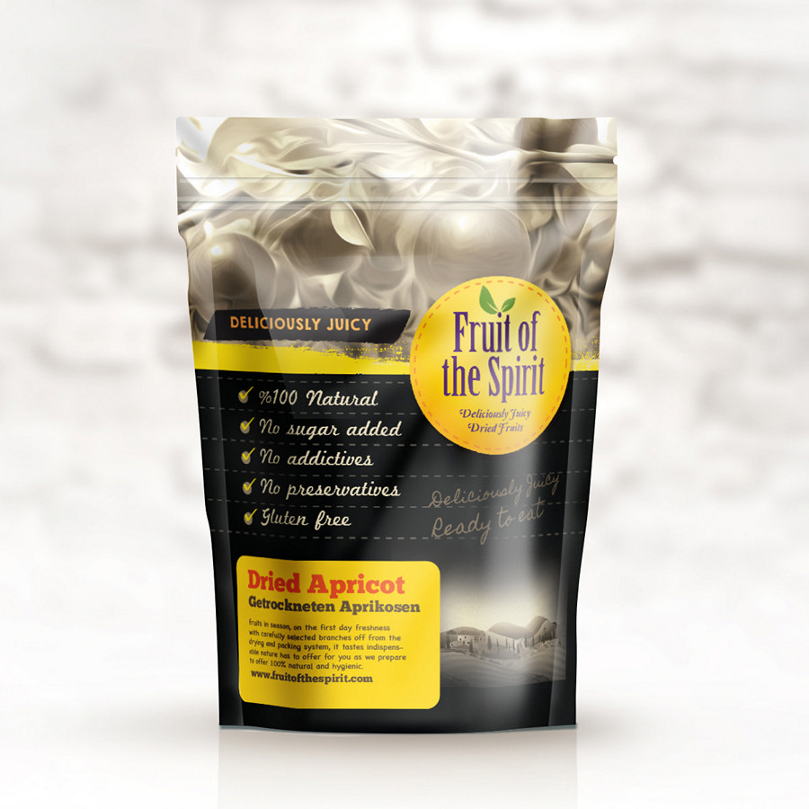 TDF, Turkish Dried Fruits Company From Turkey Showcase - Retail Pack Example Black